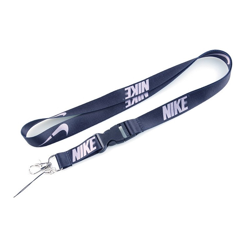 Polyester Black Custom Lanyard