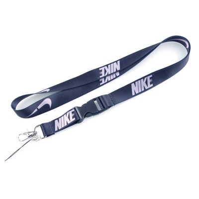 Polyester Black Custom Lanyard