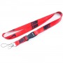 custom blue id card holder lanyard for promotional