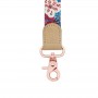 color sublimation one-piece lanyard with brand