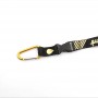 Personalized Woven Black Lanyards