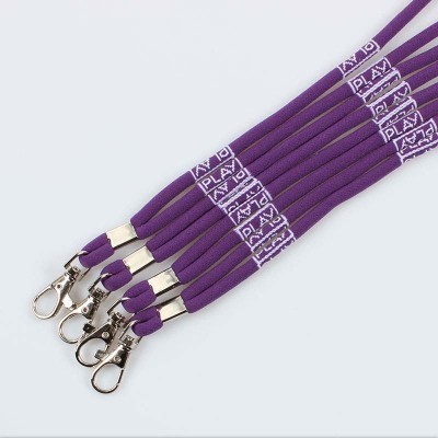 Custom Purple Lanyards