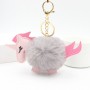 low cost soft toy keychain