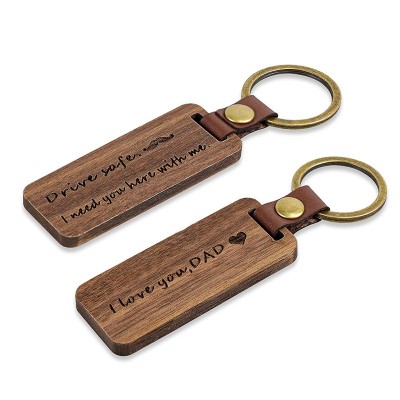 Custom Wood Keychain