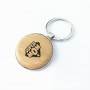 Plain Wooden Keyrings