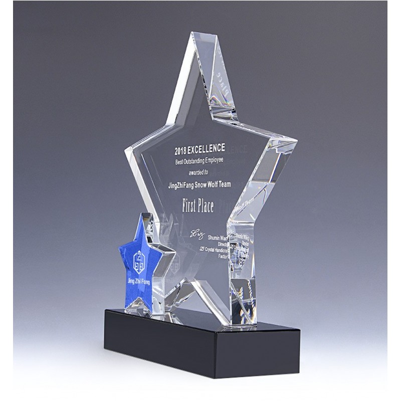 Crystal trophy wholesale