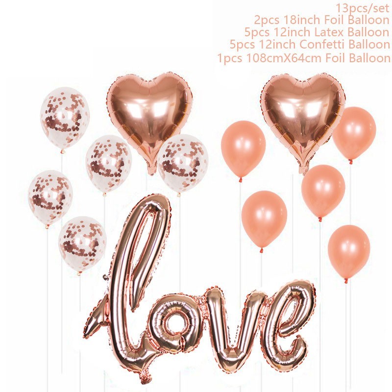 personalized custom design supplie love balloon for valentine's day 2021