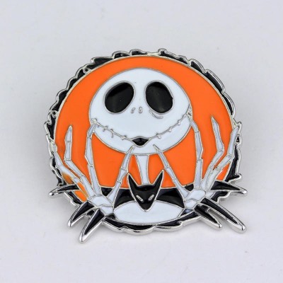 Skull Jack Brooch