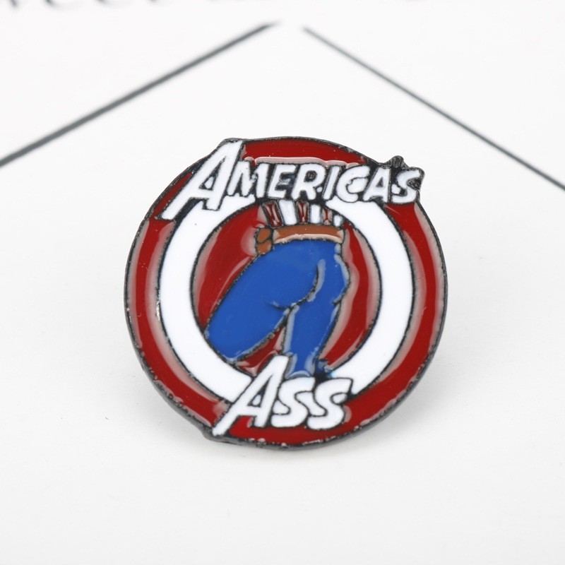 America Metal Badge