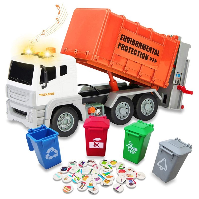 Real multifunction trash trucks