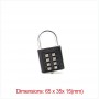 combination black locks door key pad locks with logo printed