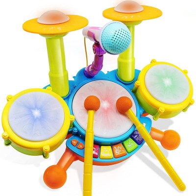 Colorful multifunction drum set