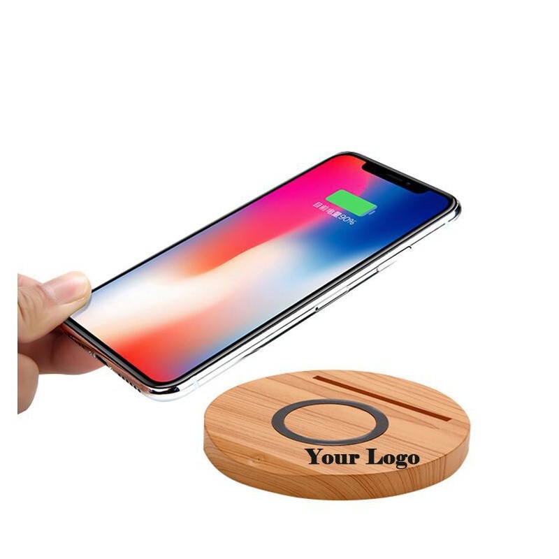 Eco-Friendly Wood Wireless Charger