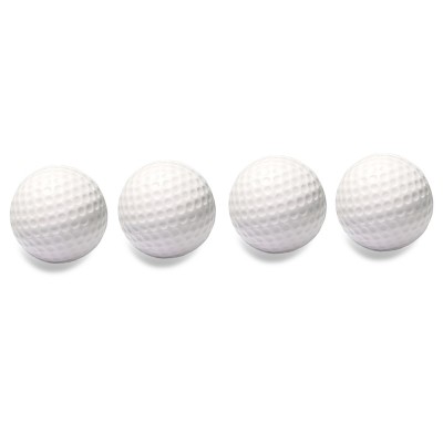 4-Pack White Foam Baseball