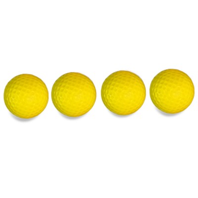 4-Pack Yellow Foam Baseball