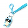 Animal pvc rubber keychain