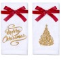 how to make personalized christmas bath towels