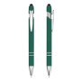 prom pen with logo green