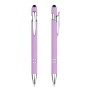 prom pen with logo purple