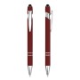 prom pen with logo dark red