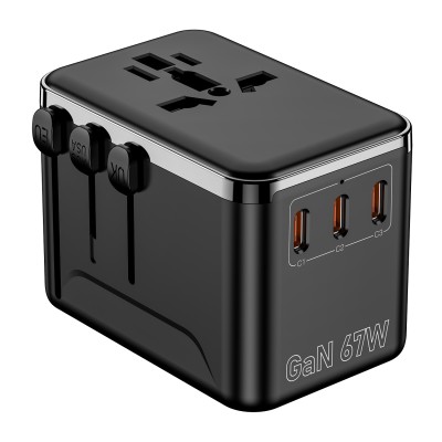 where to buy new custom travel adapter black