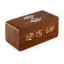 where to buy wood alarm clock wireless chargers