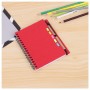 how to design custom pens and notebook red