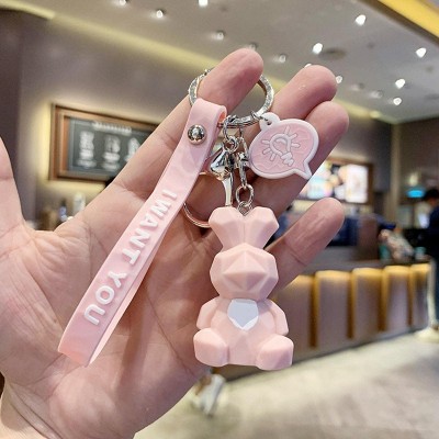 Cartoon Animals Rubber KeyRings