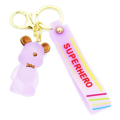 Bears 3D Rubber Keychain