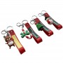 Santa Claus Rubber Keychain