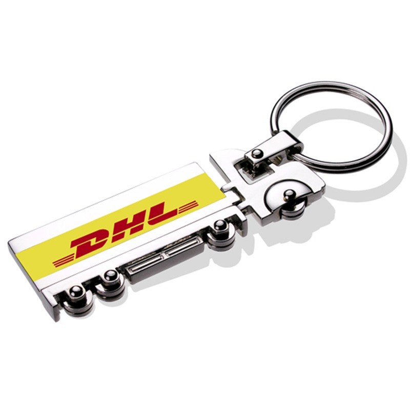 DHL Truck Shape Keychain