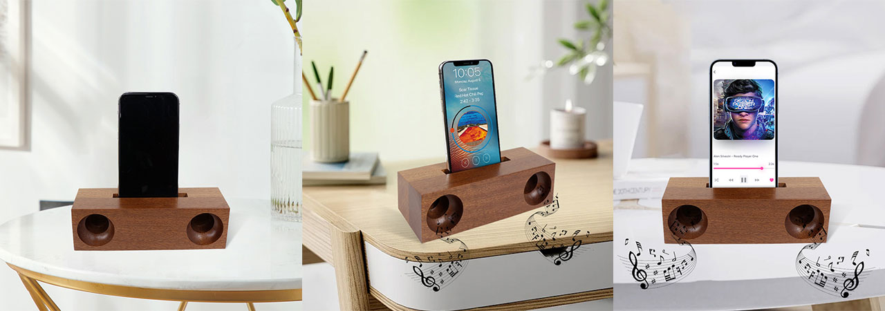 how-to-customized-Pure-Wood-Double-Hole-Design-Sabili-Wood-Mobile-Phone-Holder