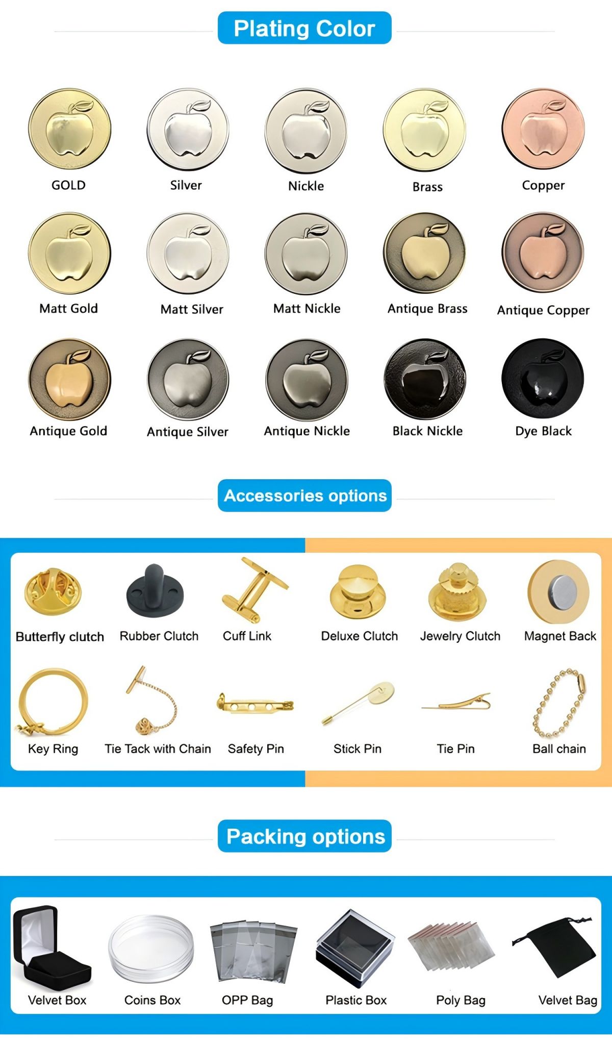 how to make custom pin from china supplier accessories