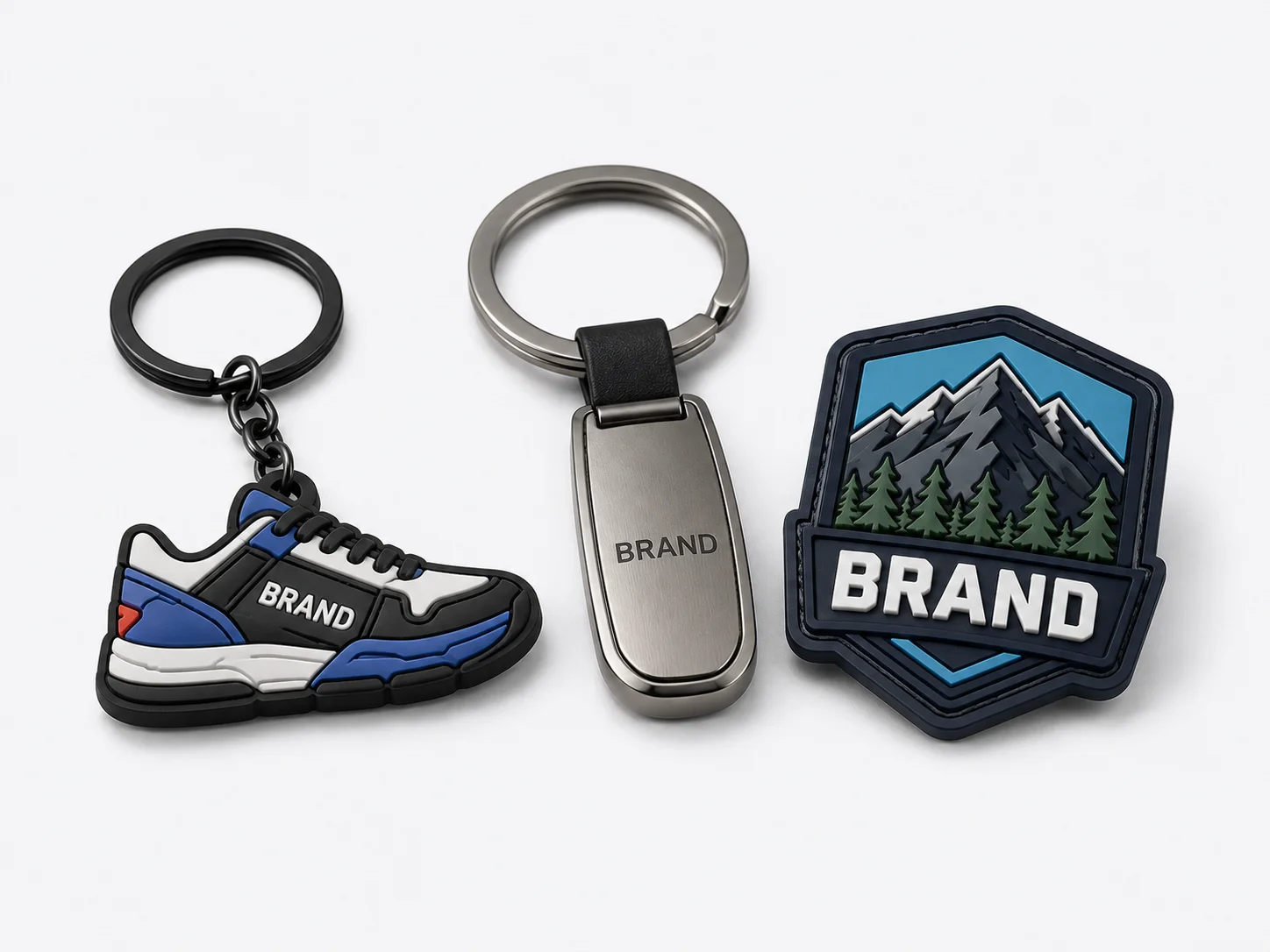 Custom PVC keychain, metal keychain and PVC patch