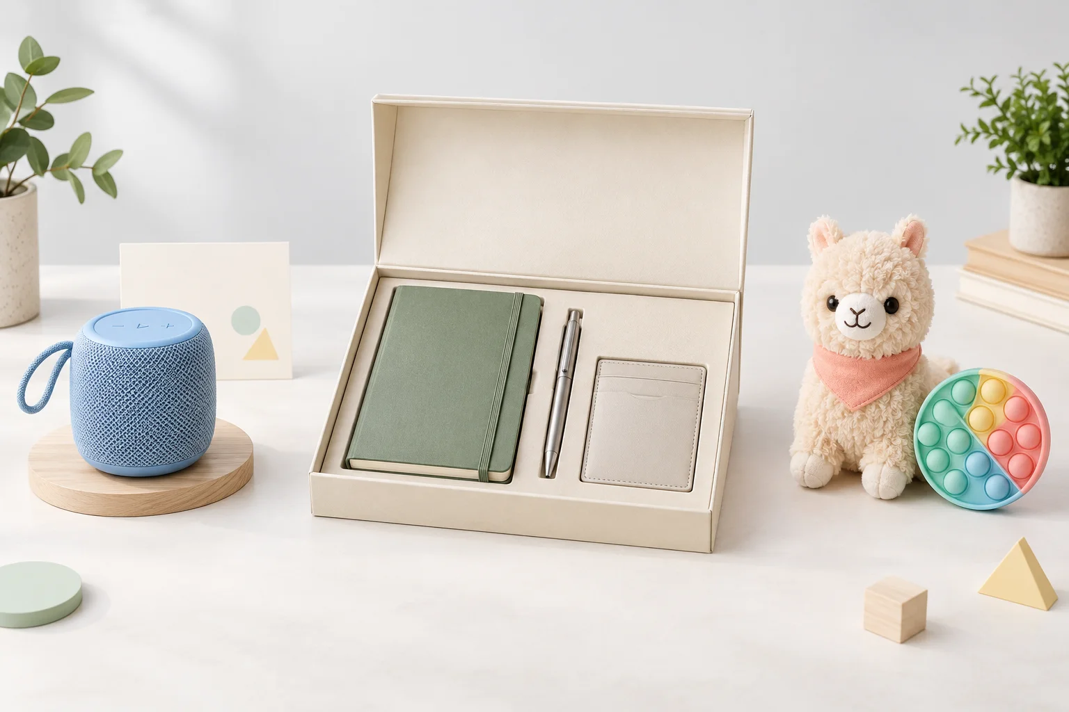 Corporate gift options arranged for employees, clients and event recipients