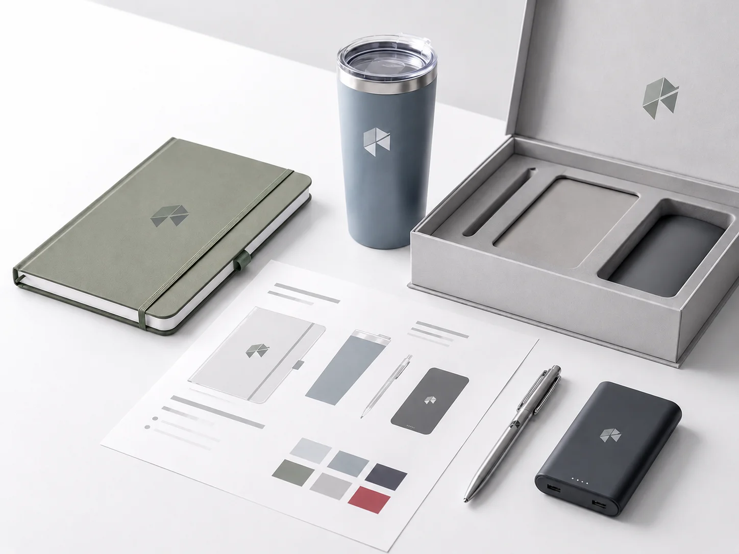 Promotional products for corporate procurement and employee programs