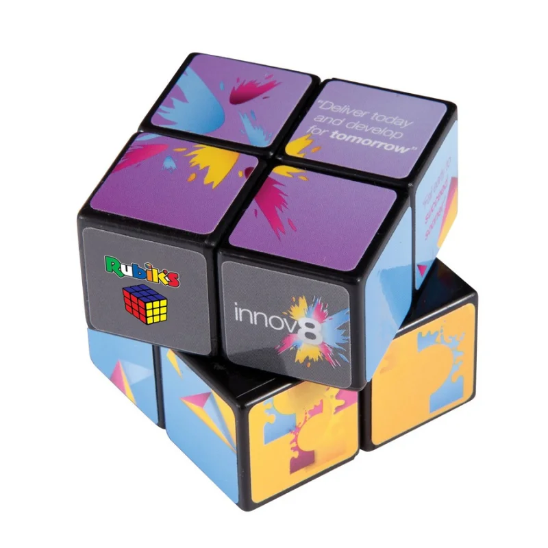 Custom puzzle cubes with full-color 2x2 printing