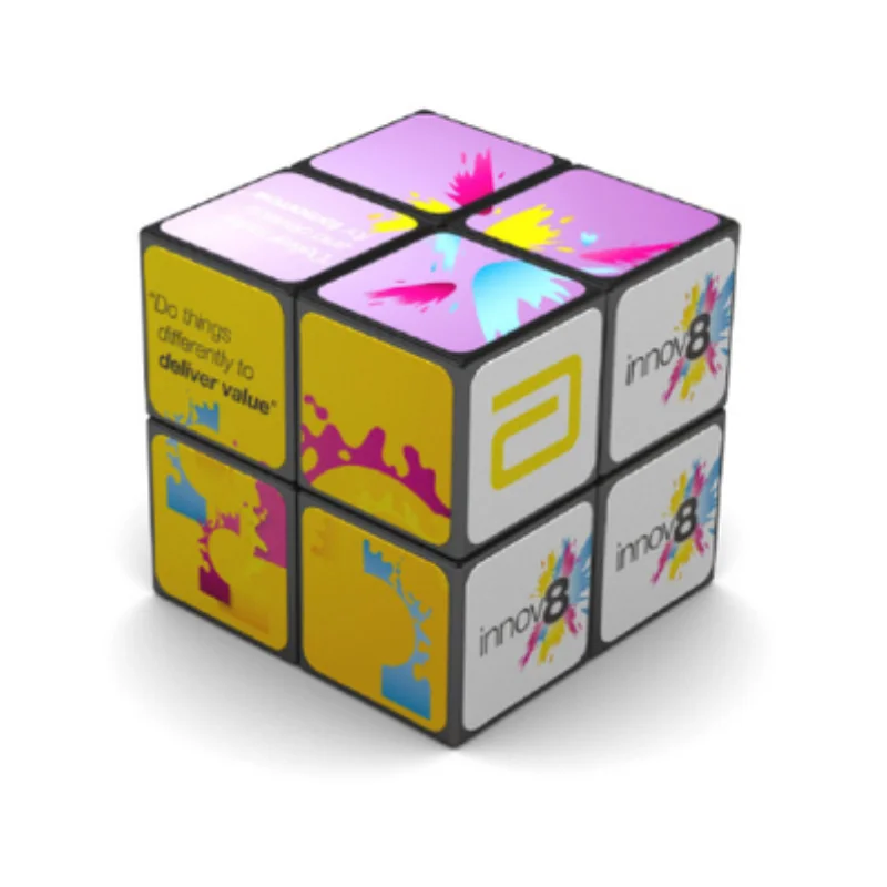 Custom puzzle cubes with matching gift-box packaging