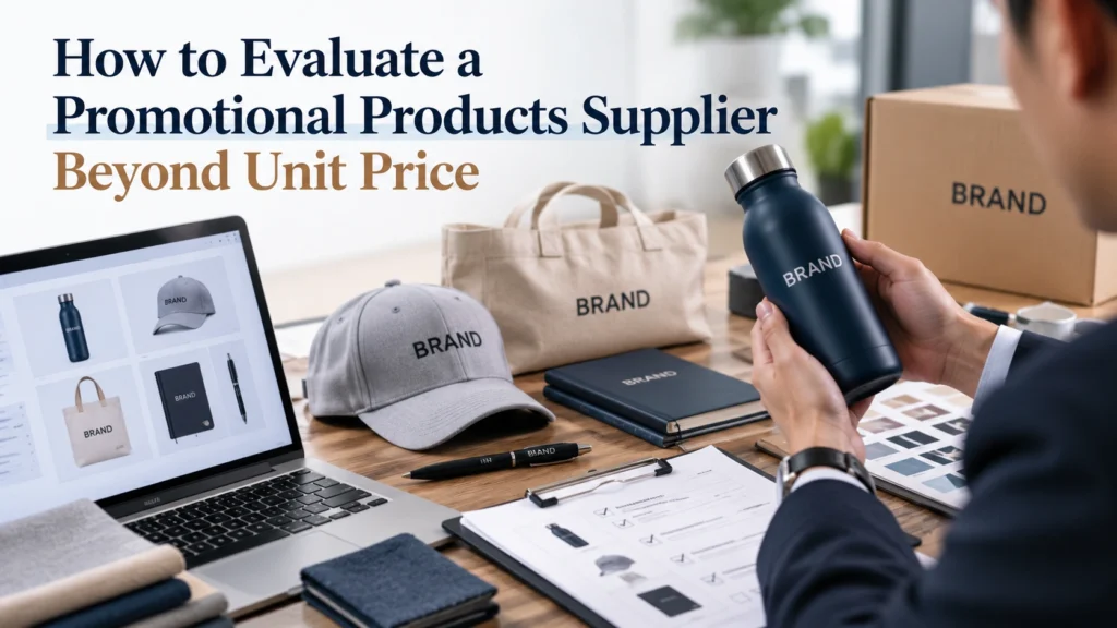 How to evaluate a promotional products supplier through structured vendor evaluation