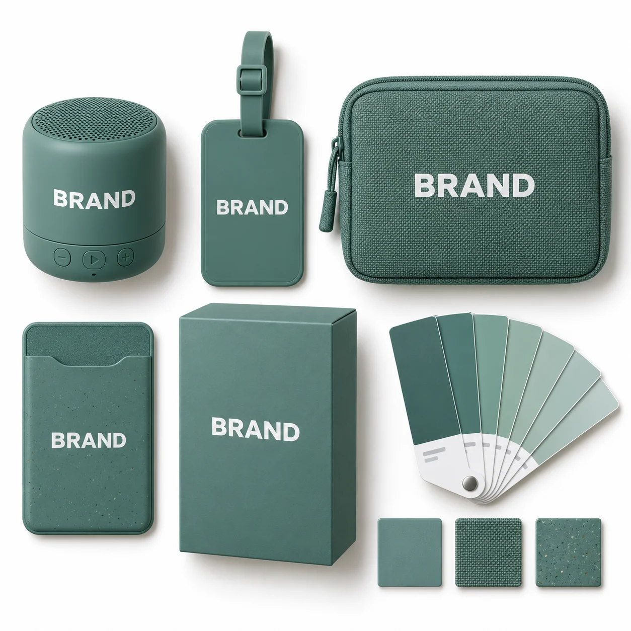 Pantone color matching for promotional products across different materials