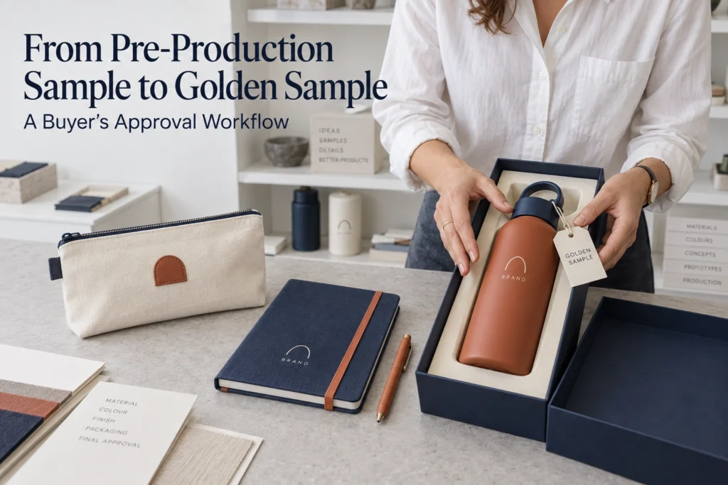 promotional product sample approval process