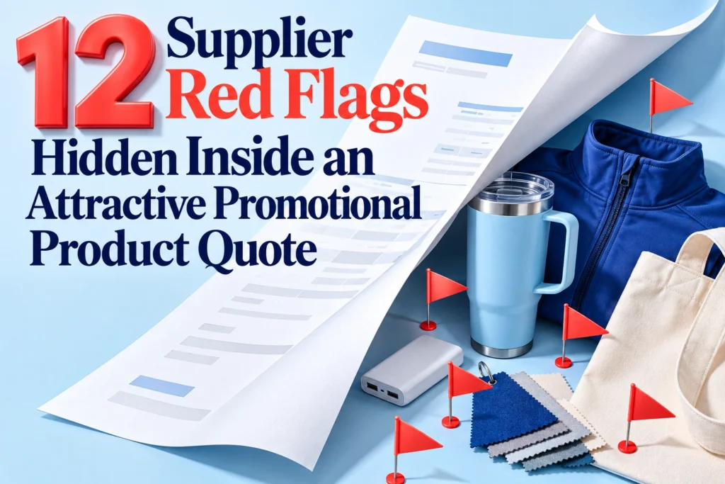 promotional product supplier red flags