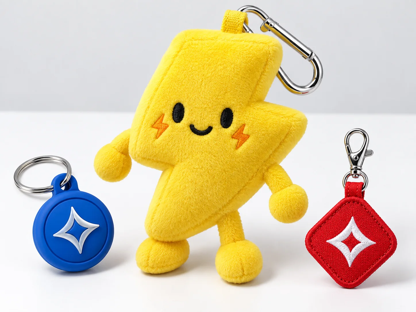 Ready-stock plush bag charm and colorful promotional gift accessories