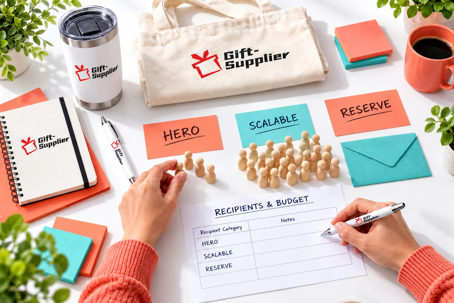 Comparing hero, scalable, and contingency tiers in a promotional merchandise budget