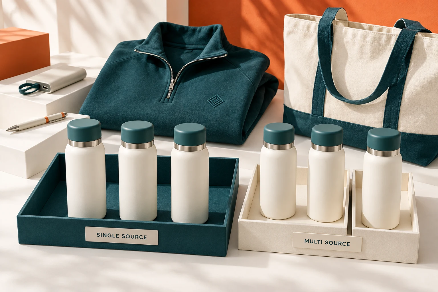Comparing single-sourcing and multi-sourcing strategies for promotional products