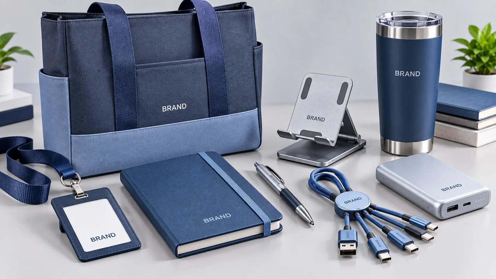 Branded conference and event merchandise for technology companies