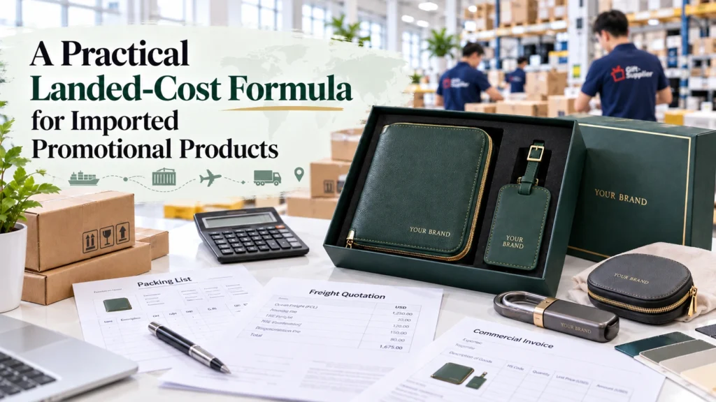 A Practical Landed-Cost Formula for Imported Promotional Products