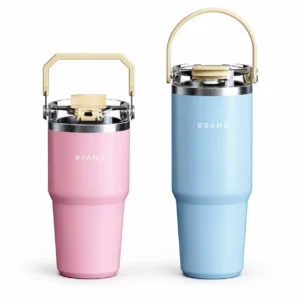 Custom Flip Straw Tumblers