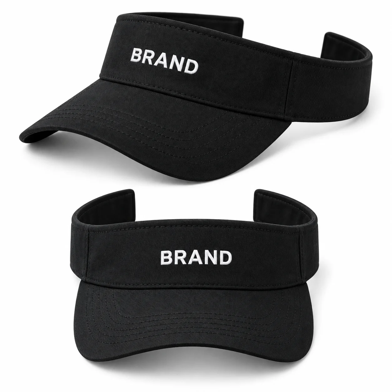 Custom Adjustable Sports Visors with Logo - Image 2