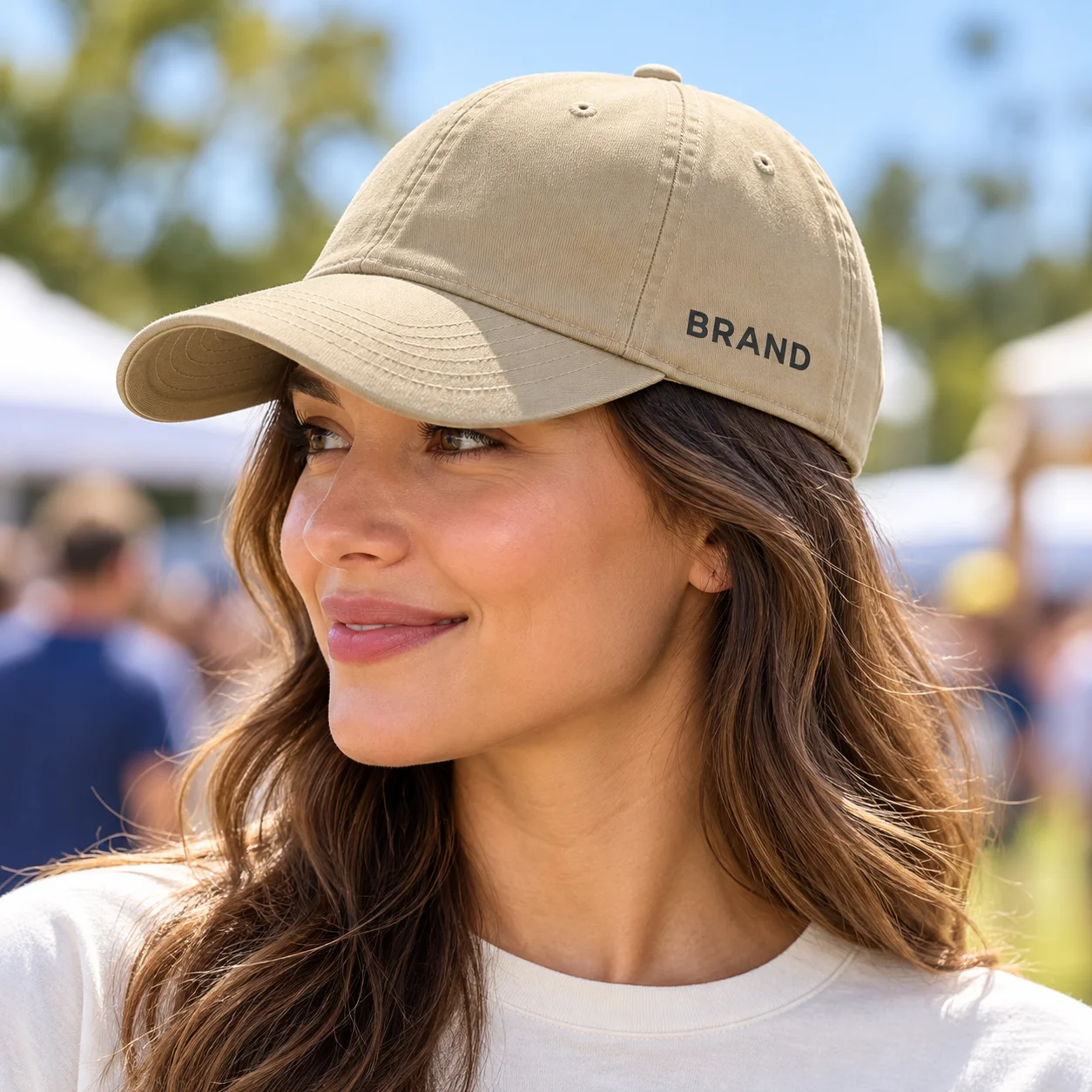 Custom 6 Panel Polyester Baseball Caps with Logo - Image 6